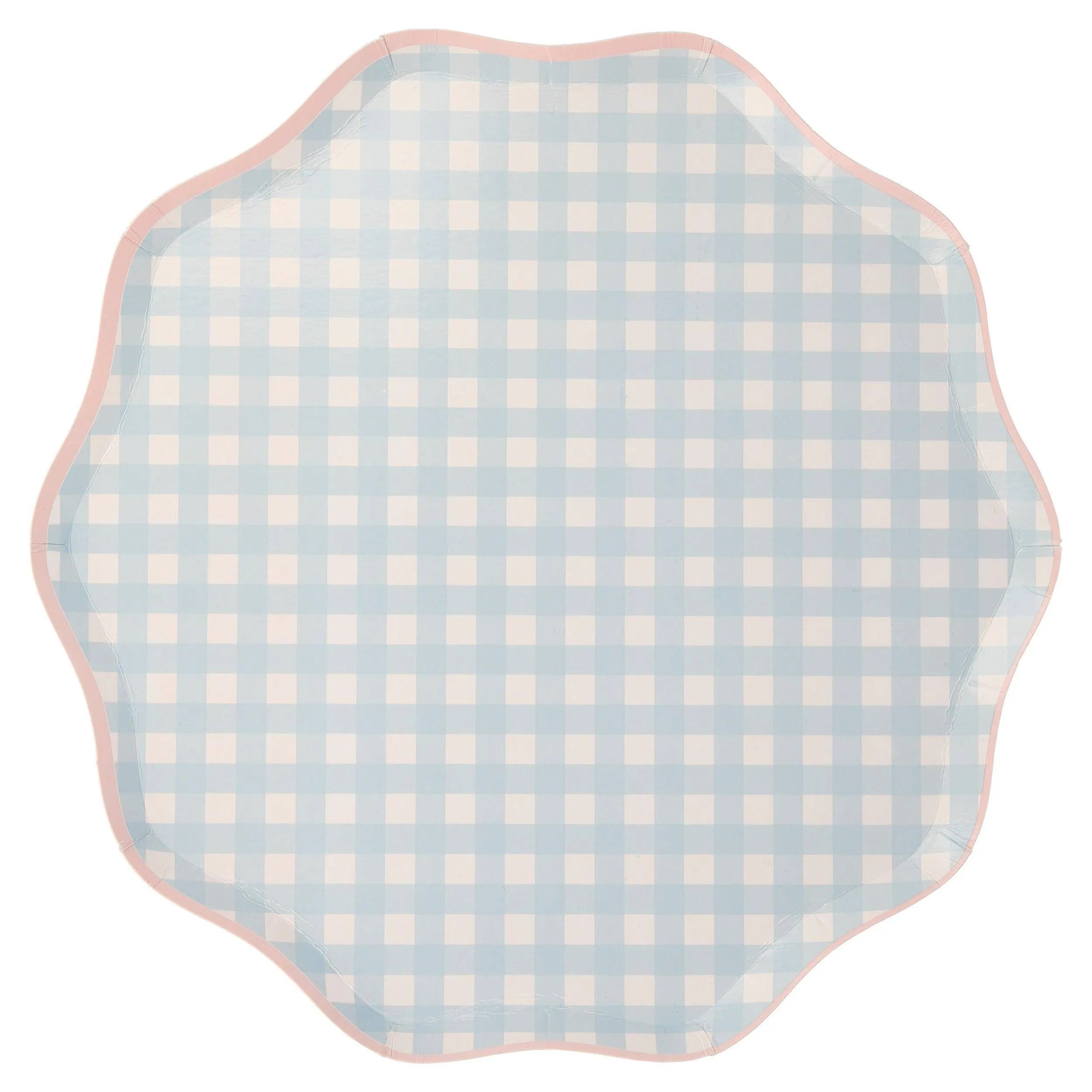 Gingham Dinner Plates (set of 12)
