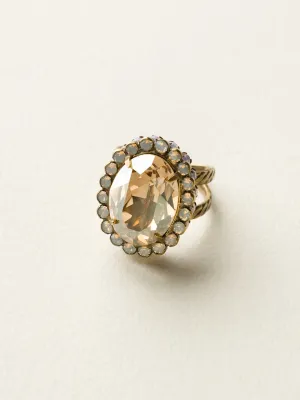 Glamorous Oval-Cut Cocktail Ring - RBT68AGROW