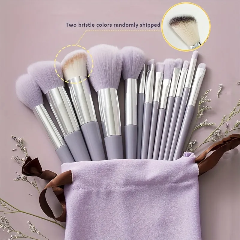Green Makeup Brush set