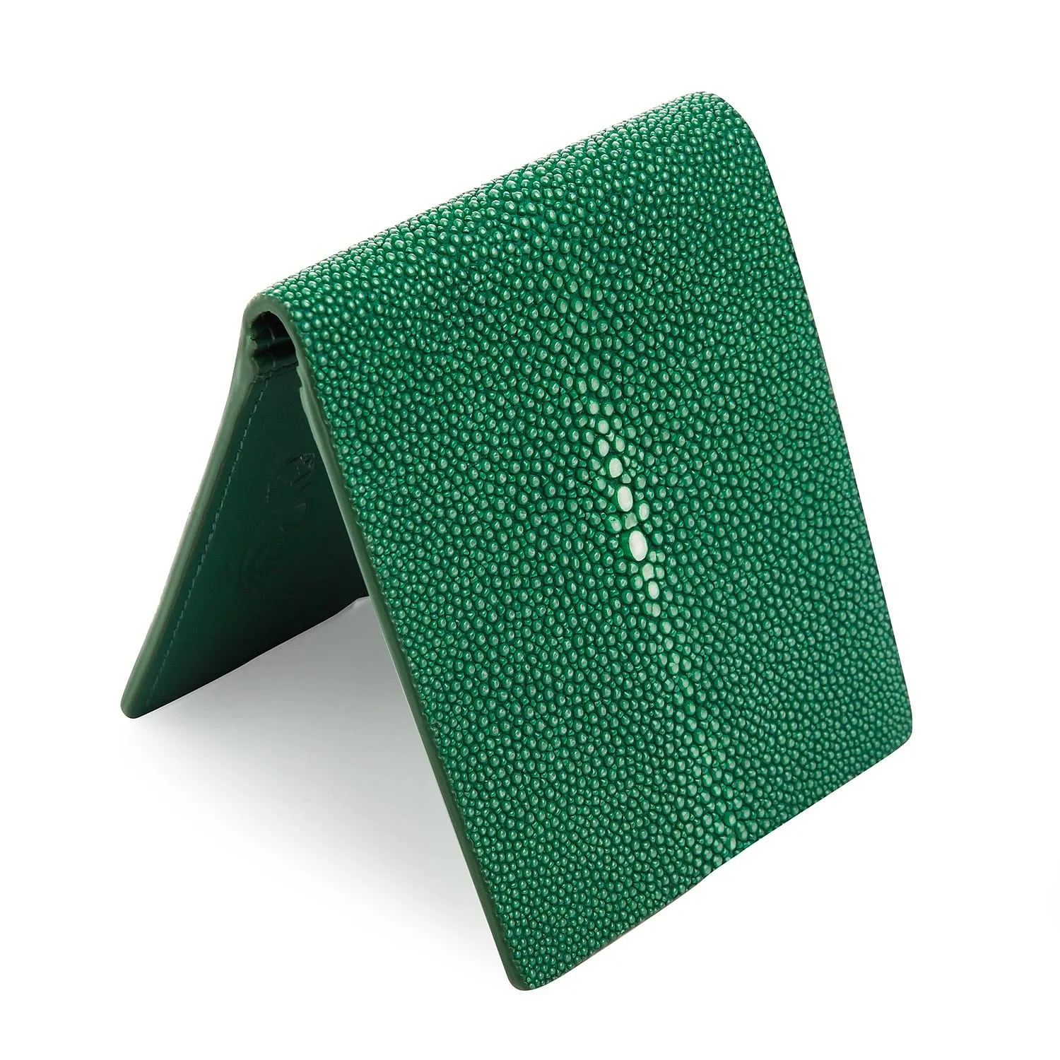 Green Polished Stingray Wallet