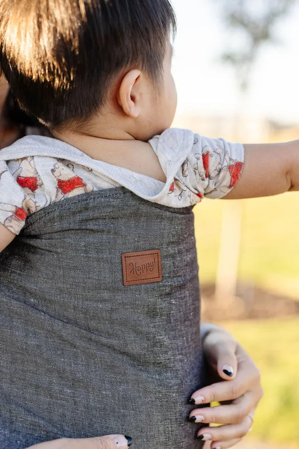 Happy Baby - Original Baby Carrier | Graphite   Black Webbing