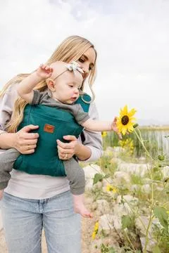 Happy Baby - Revolution Baby Carrier | Tarn   Black Webbing