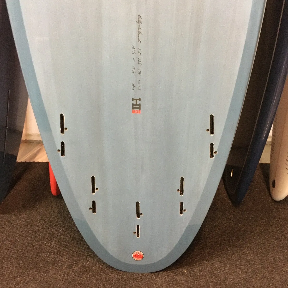 Harley Ingleby Moe 7'4 - Blue - FCS2 - 5 Fin