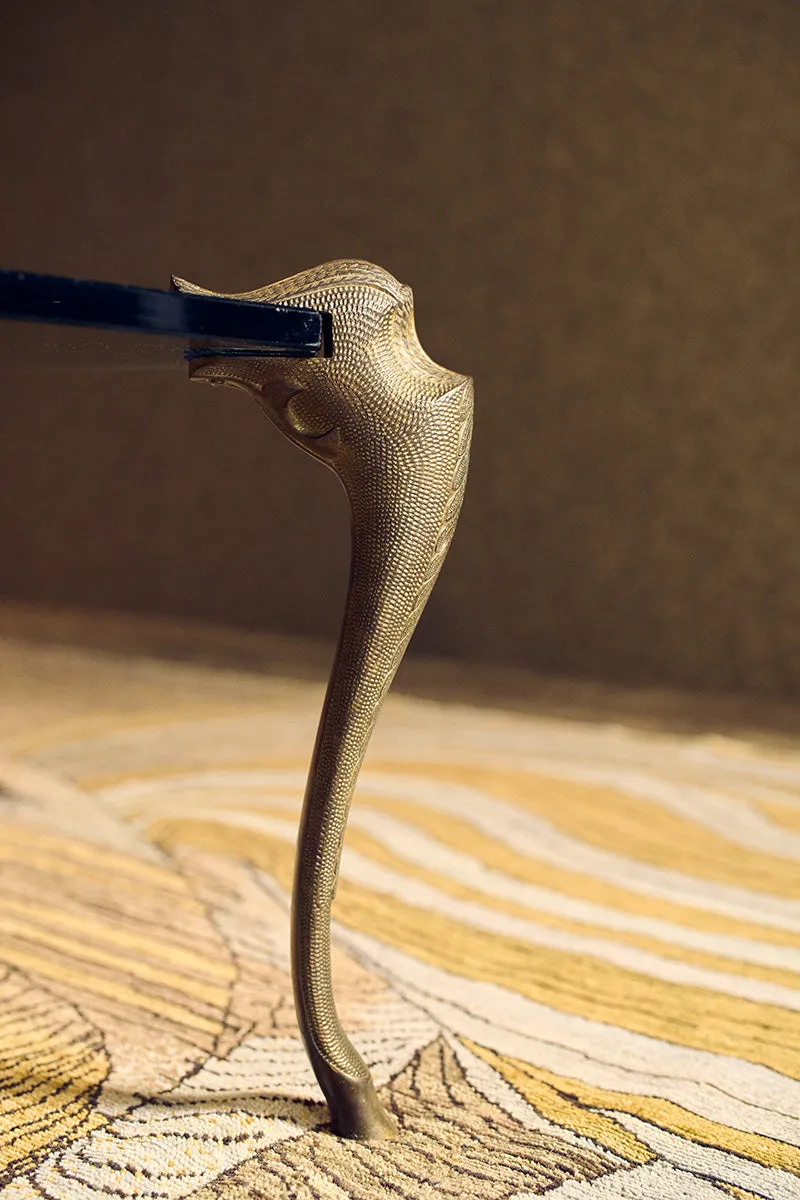 Hollywood-Regency  Snake Table