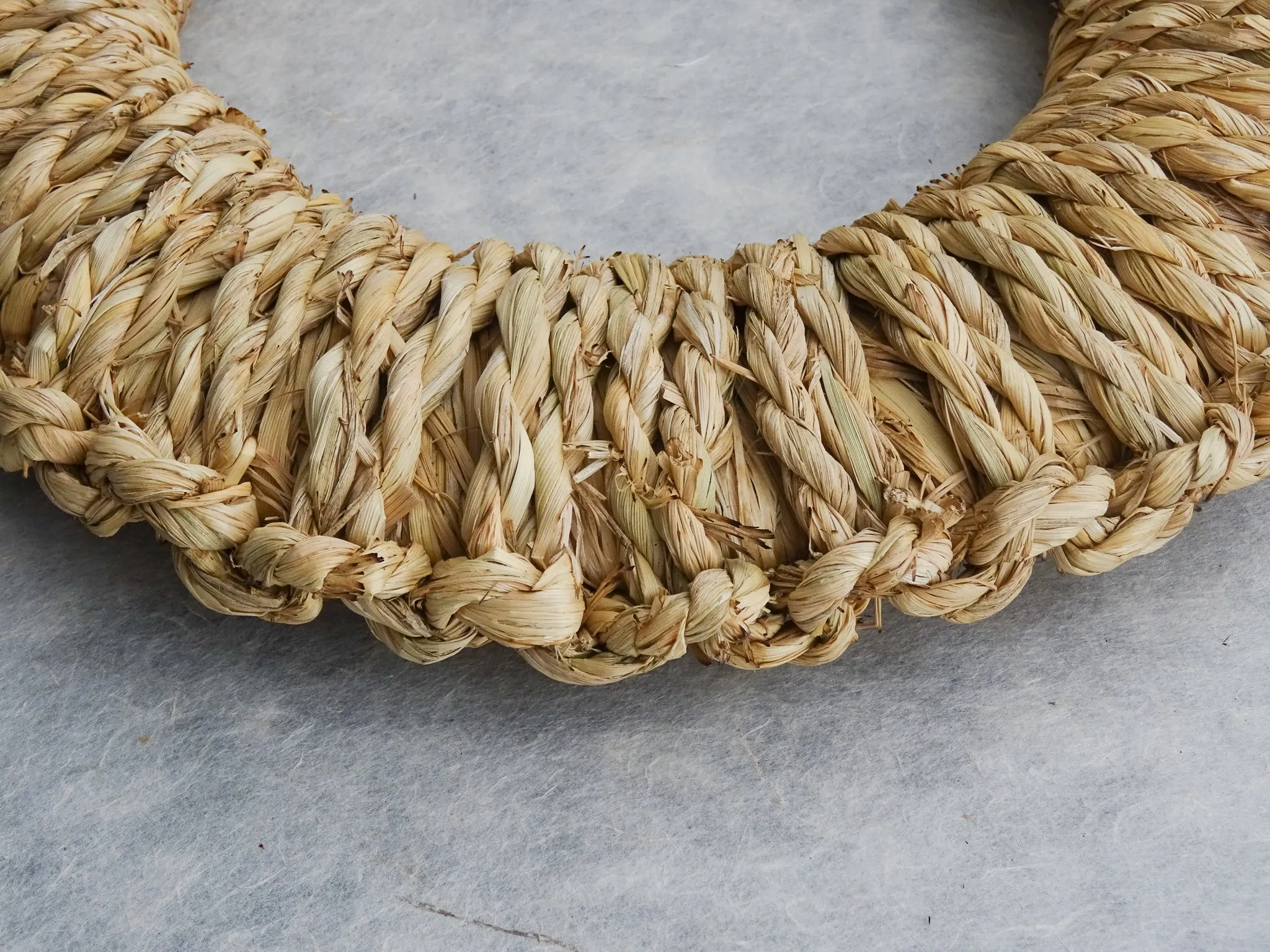 JAPANESE HANDMADE WARA NABESHIKI / STRAW TRIVET (MEDIUM/LARGE)