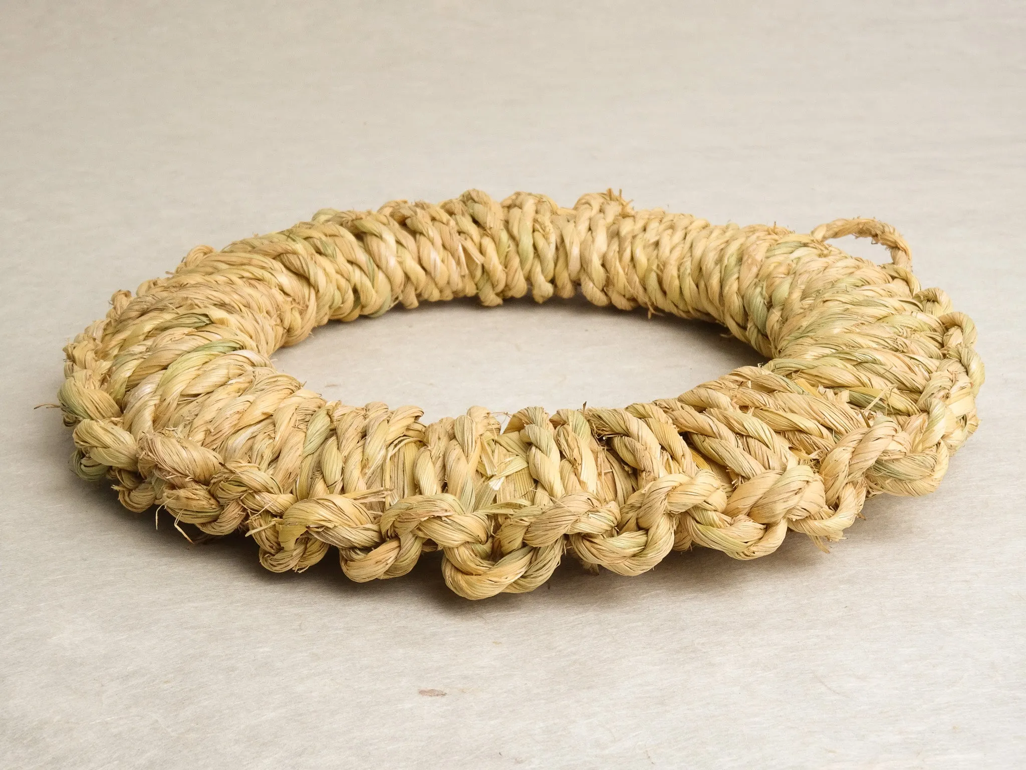 JAPANESE HANDMADE WARA NABESHIKI / STRAW TRIVET (MEDIUM/LARGE)