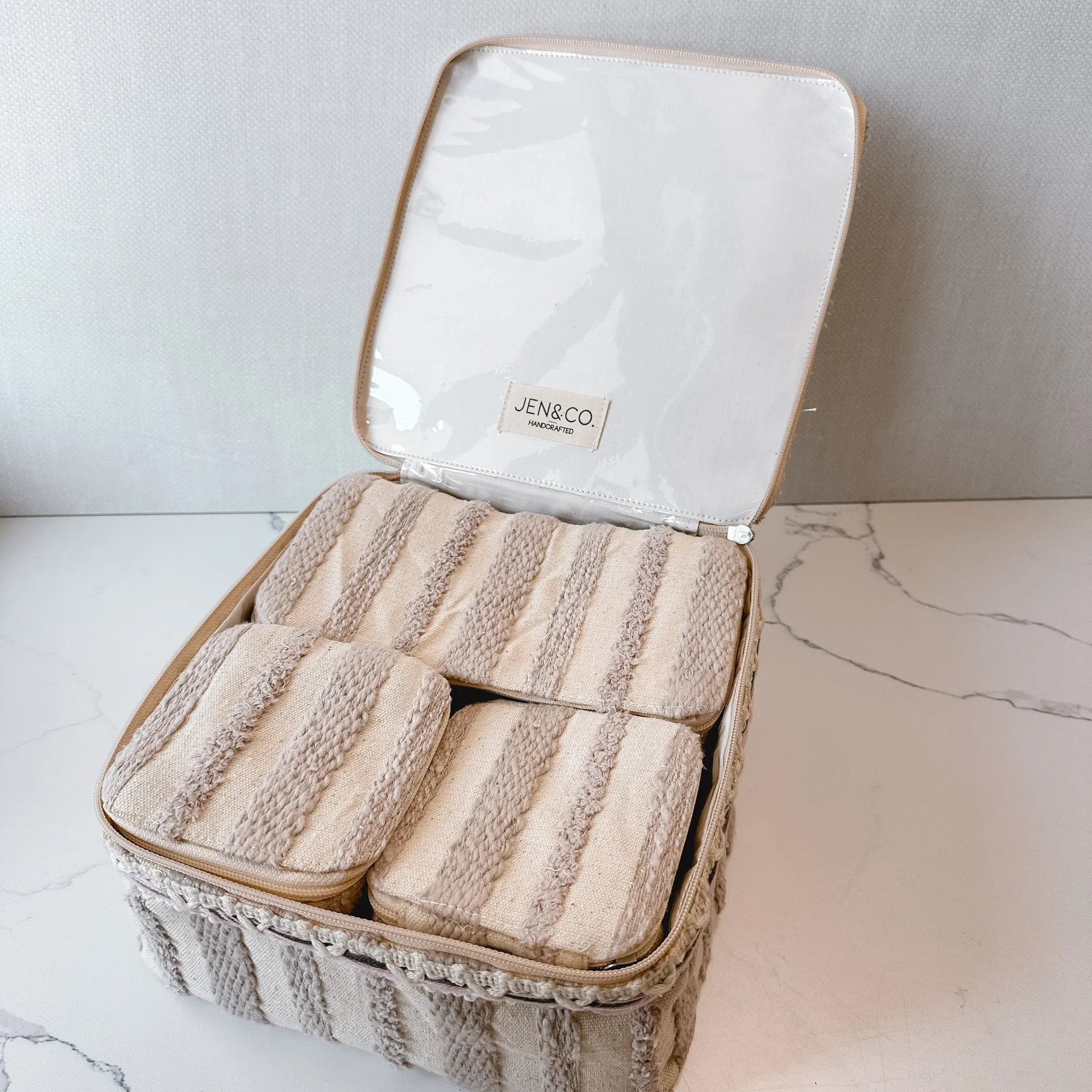 Jen & Co - Fiona Cosmetic Case, Lavender
