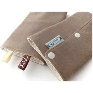 Jinglebib Drool Pad - Chocolate