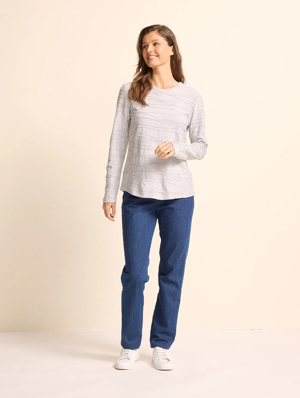 Jingli Textured Top