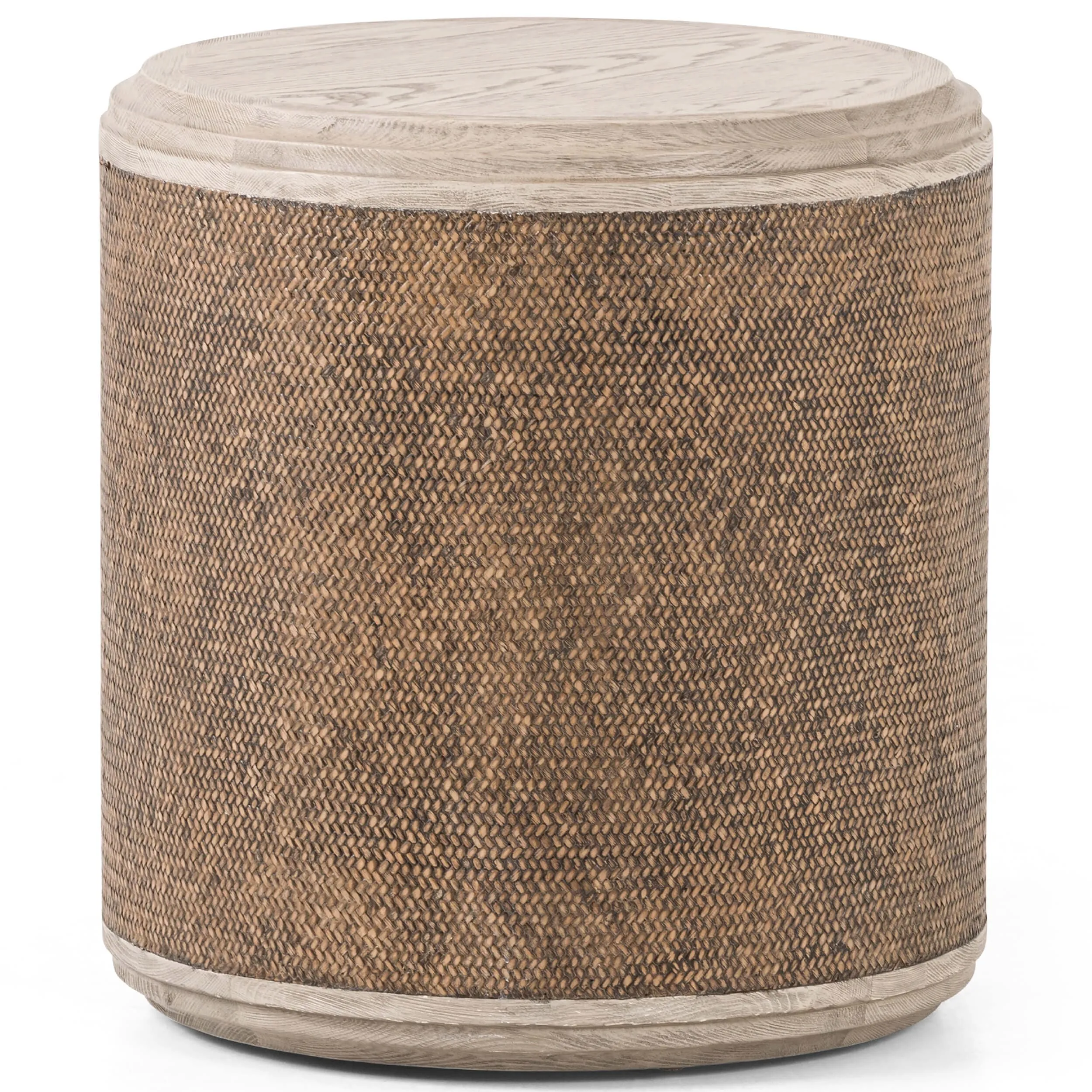 Kiara End Table, Weathered Blonde Pine