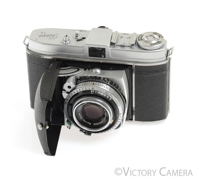 Kodak Retina Ib Chrome 35mm Camera w/ 50mm f2.8 Schneider Xenar Lens  [EXC]