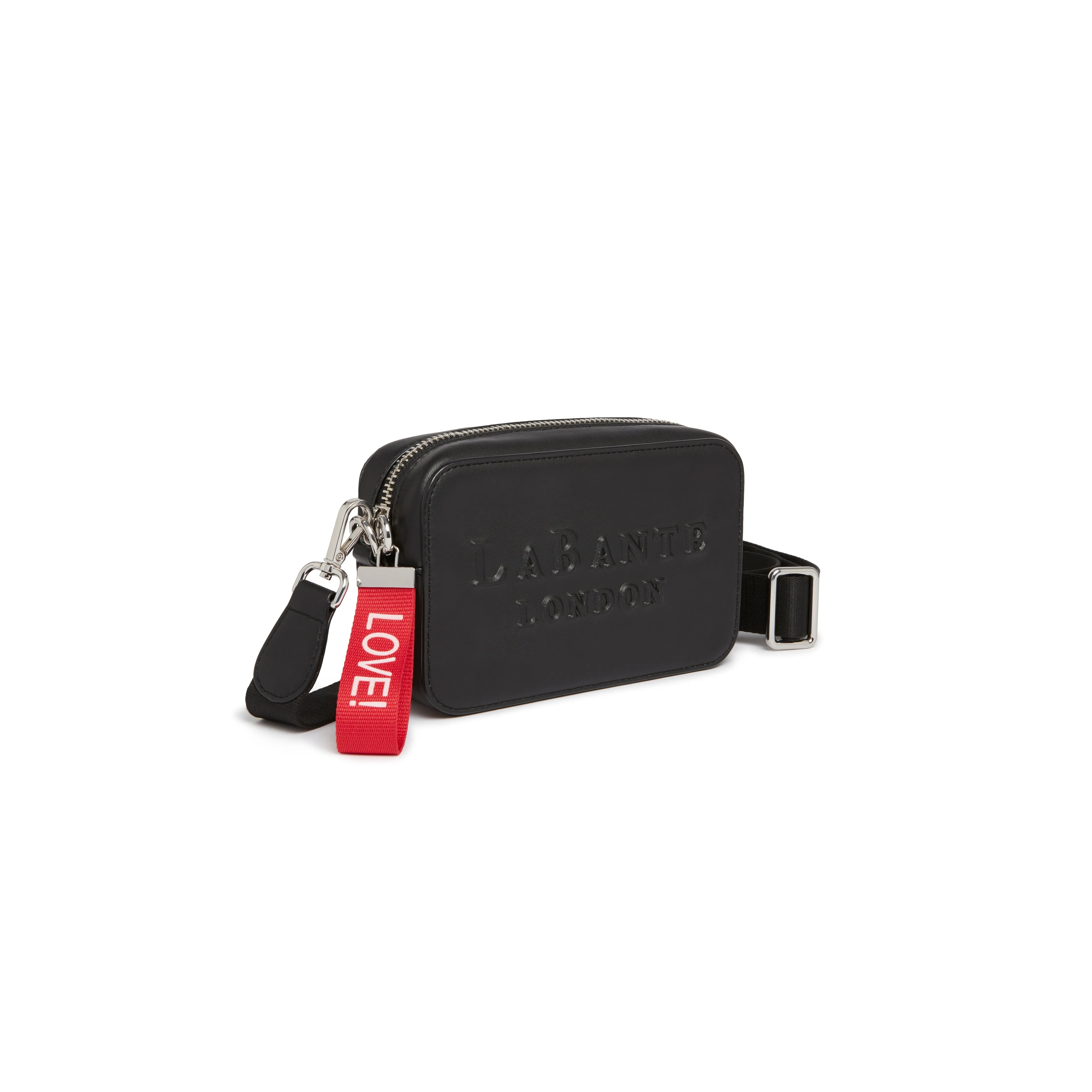 La Bante Everest Vegan Leather Crossbody Camera Bag, Black