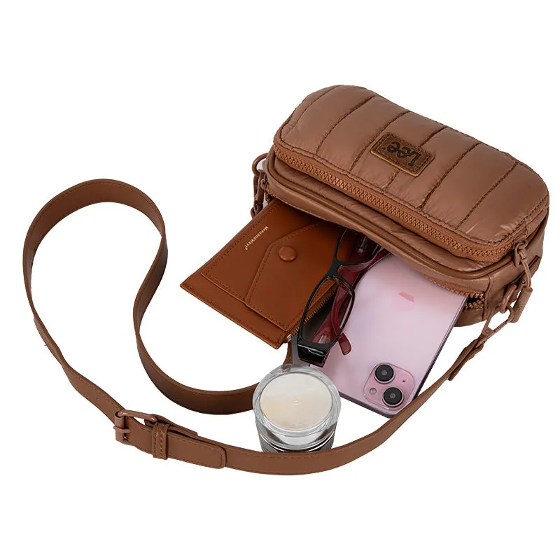 LEE Quilted Puffer Crossbody Bag