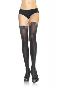 LEG AVENUE 6280 LUREX THIGH HI