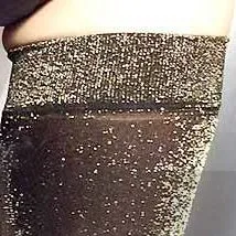 LEG AVENUE 6280 LUREX THIGH HI