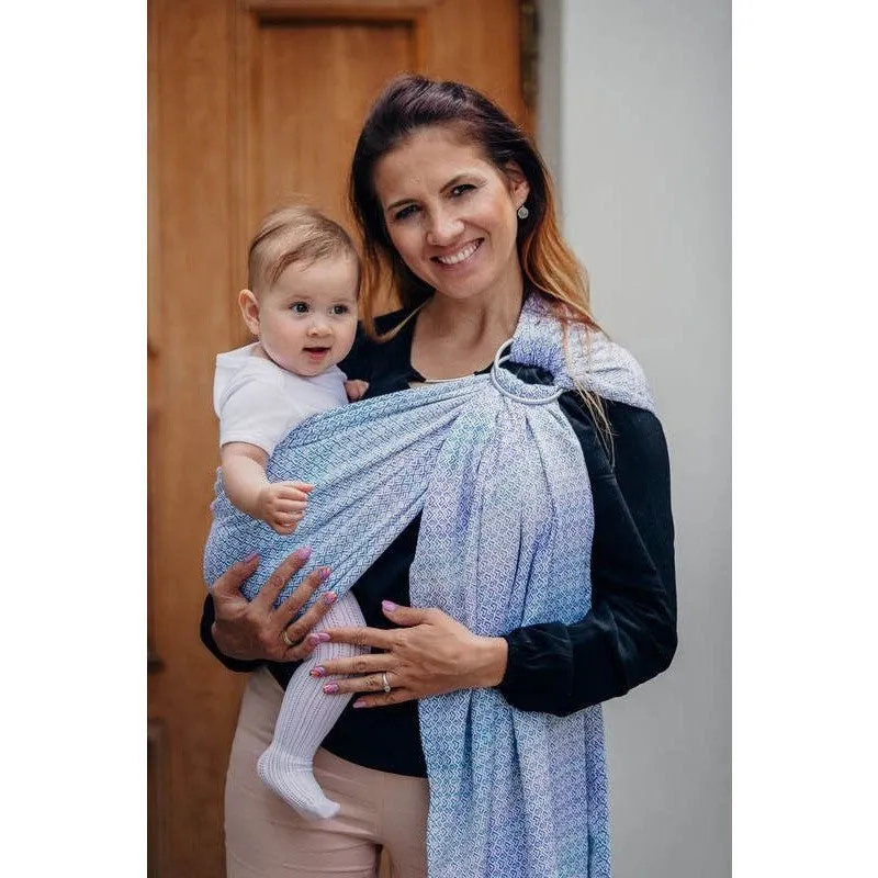 Lenny Lamb Ring Sling - Little Love Summer Sky (Merino, Silk, Wool, Cashmere, Cotton)
