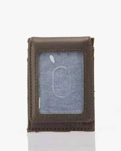 Levi's Men Front Pocket Wallet, Brown 31LV160016