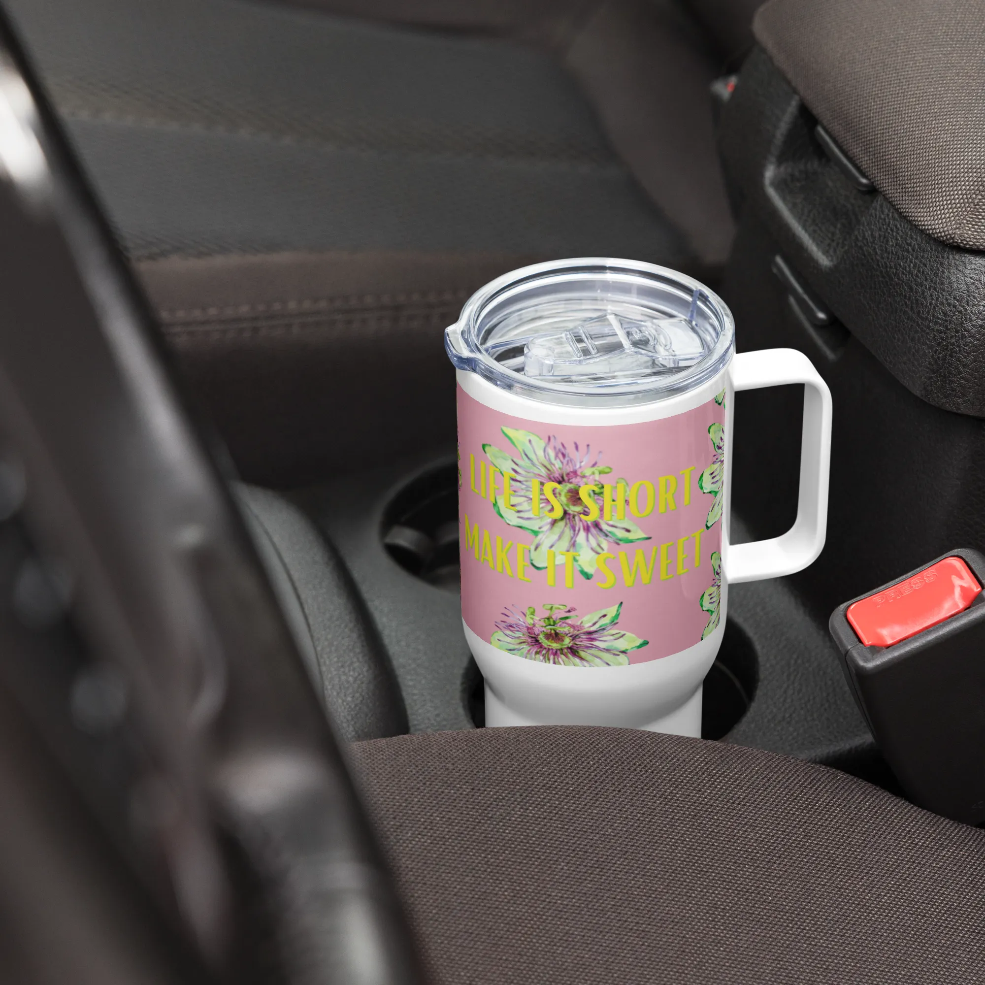 Life is short, Travel mug