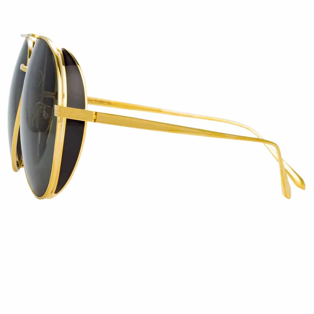 Linda Farrow Ace C1 Aviator Sunglasses
