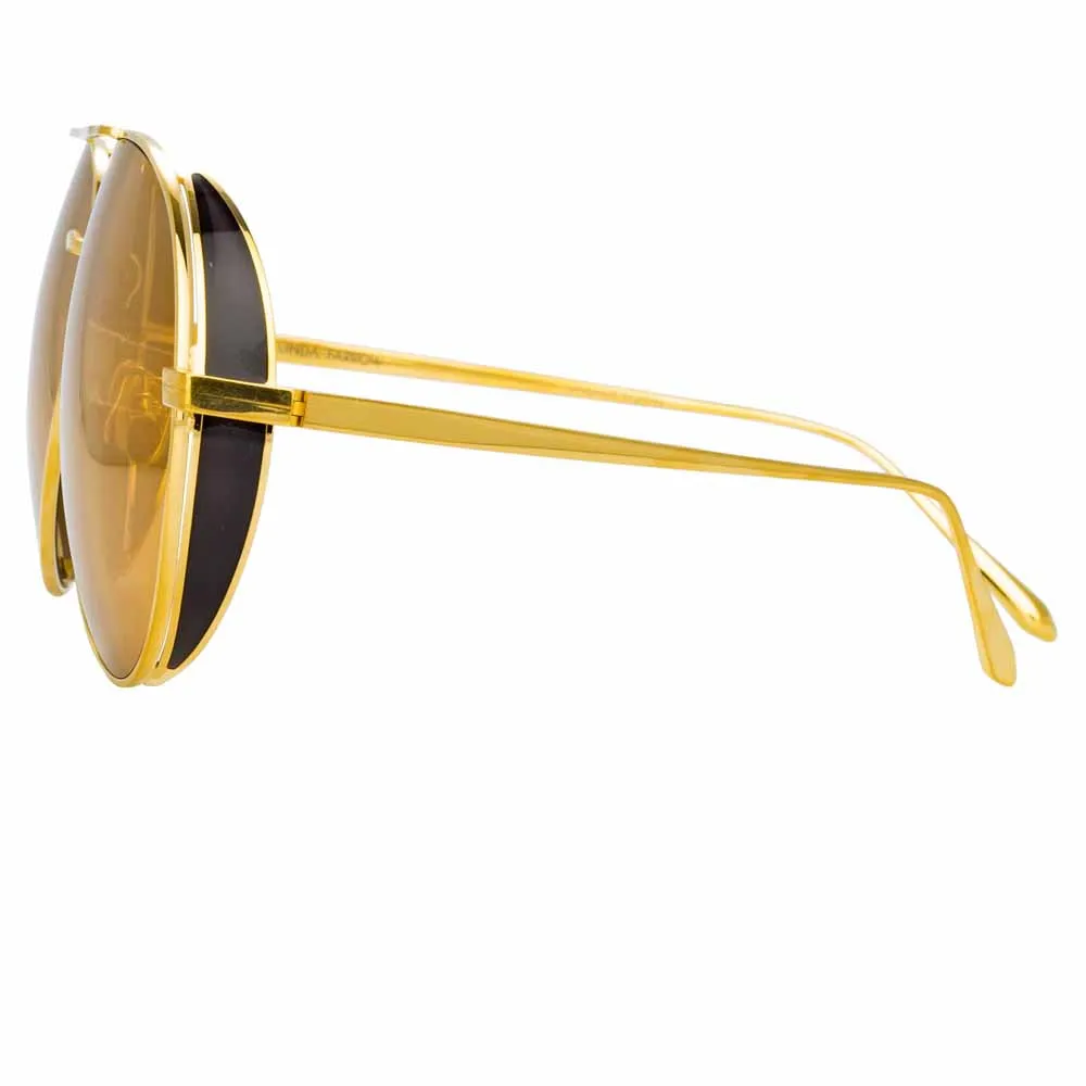 Linda Farrow Ace C2 Aviator Sunglasses