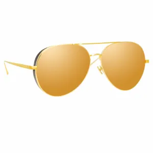 Linda Farrow Ace C2 Aviator Sunglasses