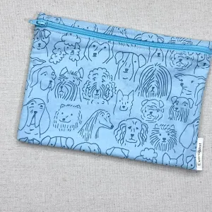 Line Sketch Dog Face XL Bag/Multipurpose Bag