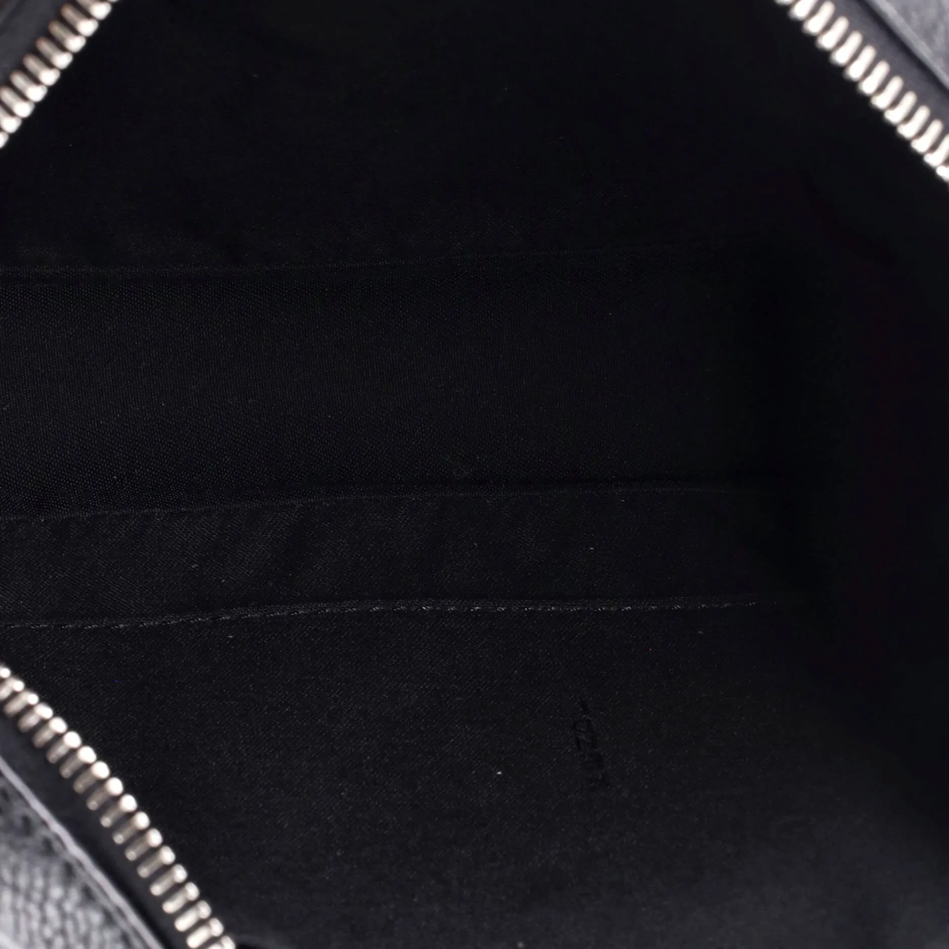 Logo Camera Bag Embossed Leather