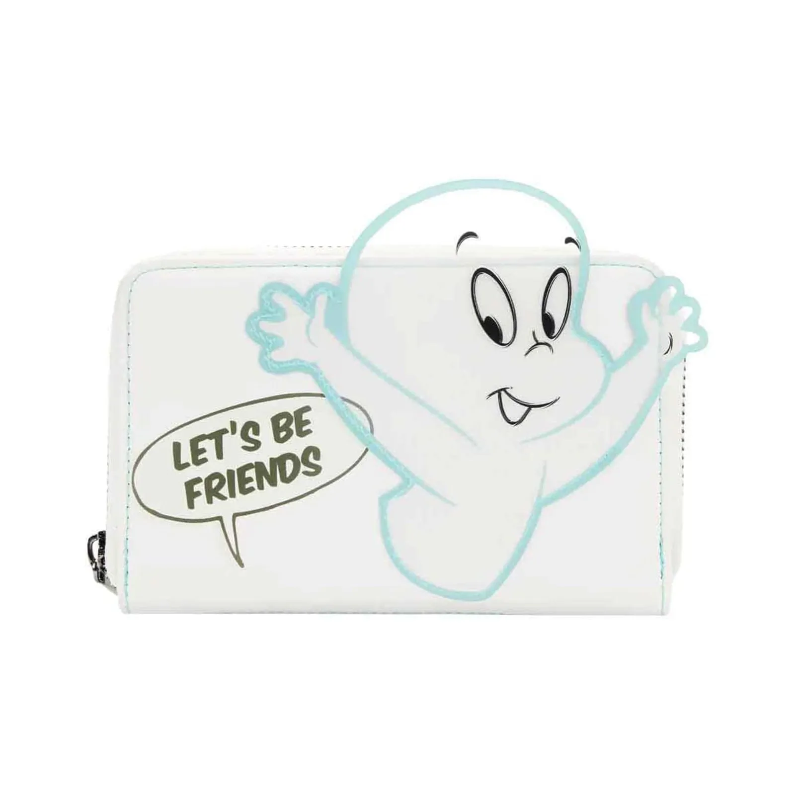 Loungefly Universal Casper Lets Be Friends Zip Around Wallet