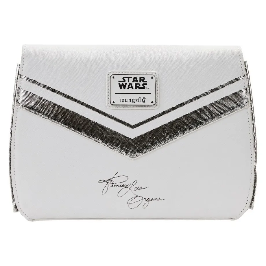 Loungefly x Star Wars Princess Leia White Cosplay Chain Strap Crossbody Bag