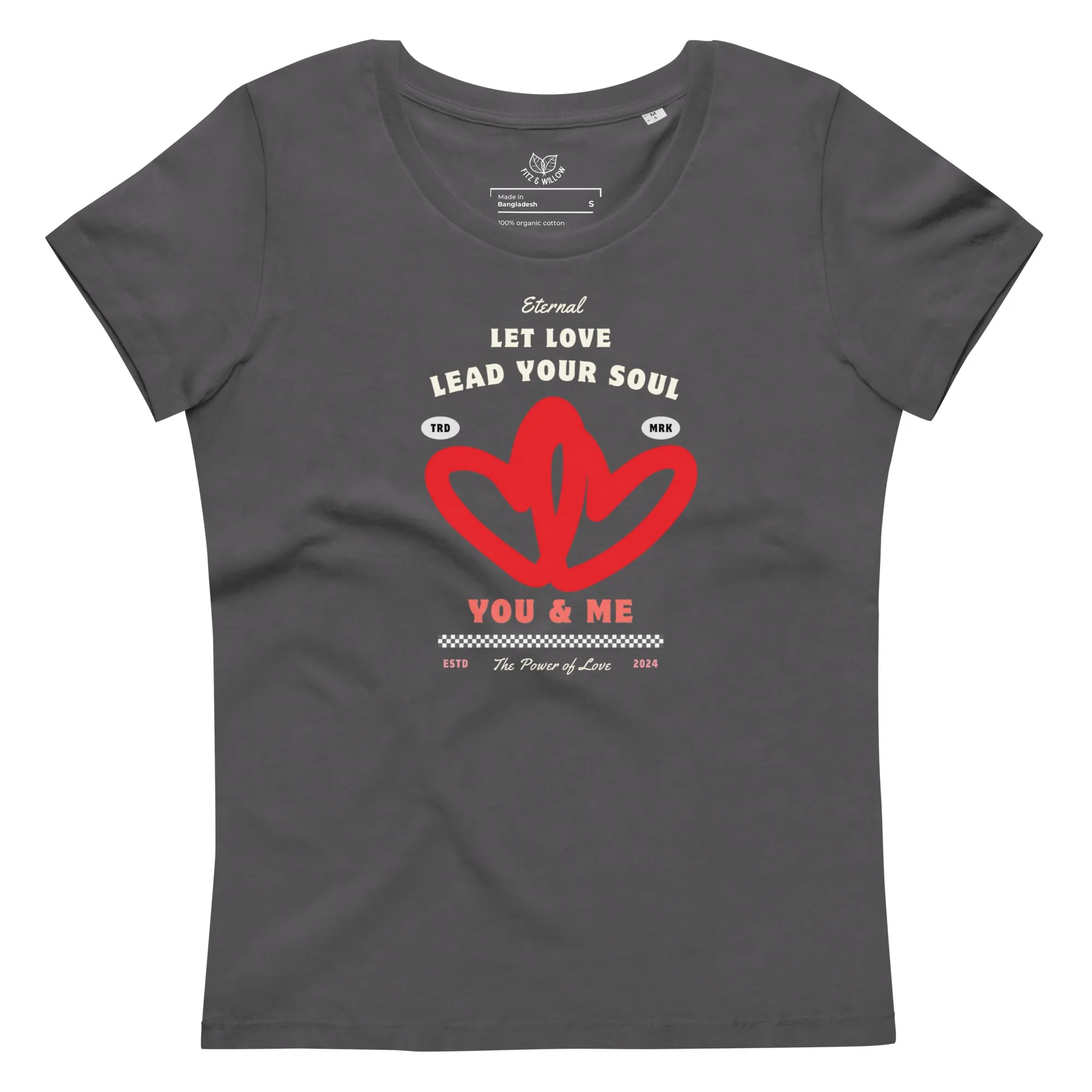 Loving you, Women's fitted eco tee