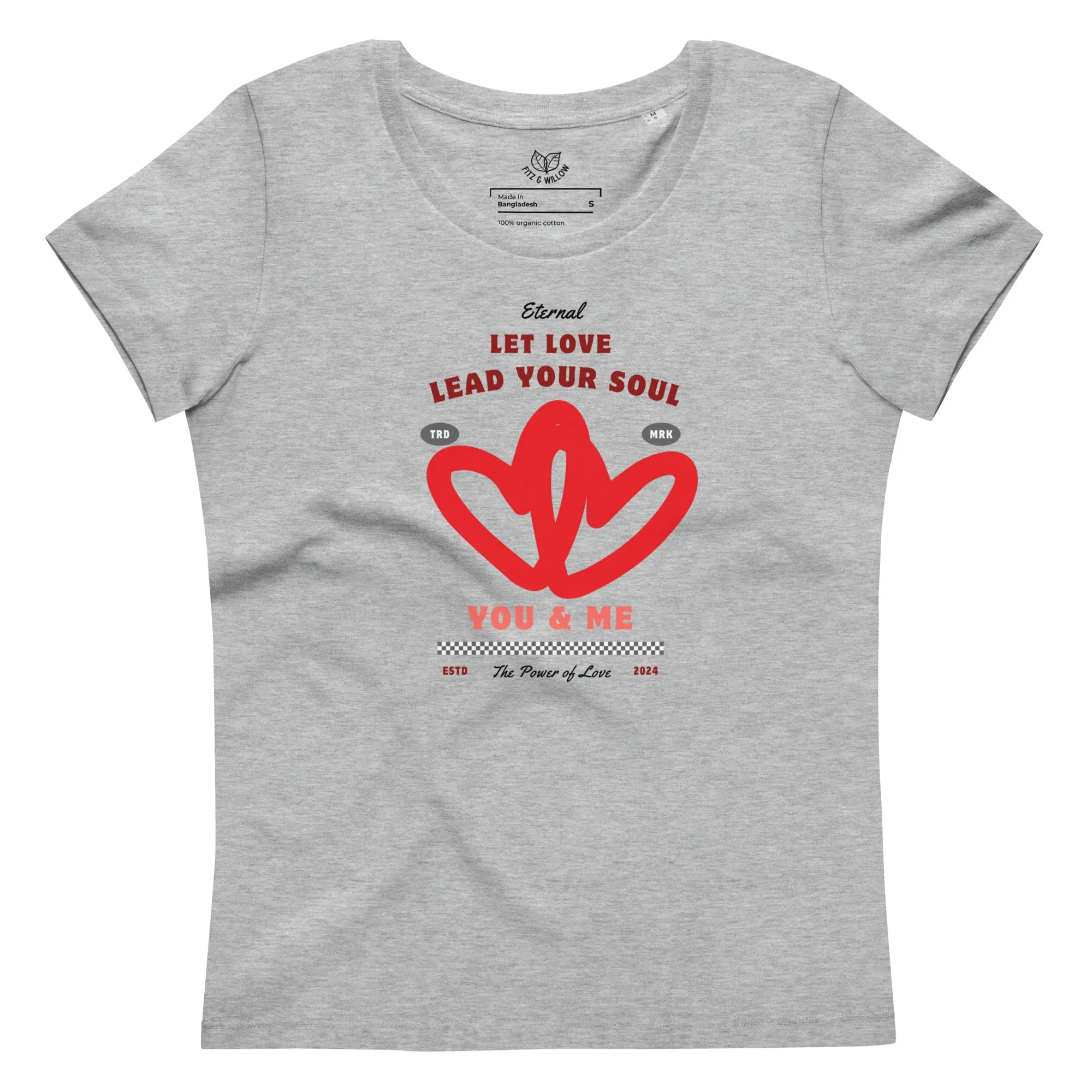 Loving you, Women's fitted eco tee