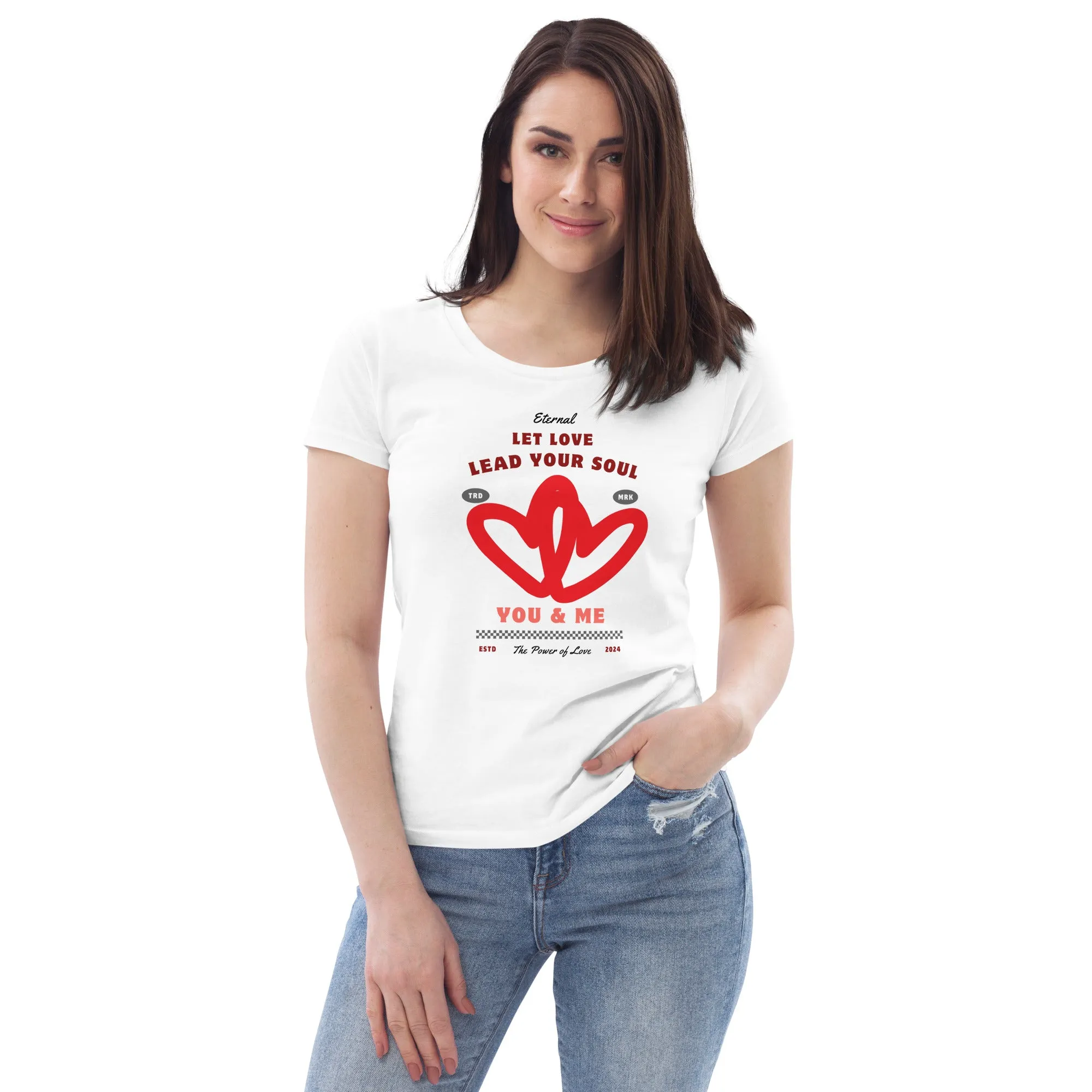 Loving you, Women's fitted eco tee