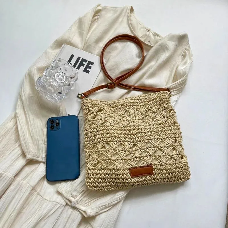 LUNA LAKE RATTAN CROSSBODY