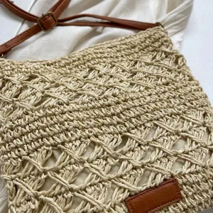 LUNA LAKE RATTAN CROSSBODY