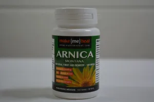 MakeMeHeal Arnica Montana Swelling & Bruising First-Aid Remedy – 1M Strength (100 tablets)