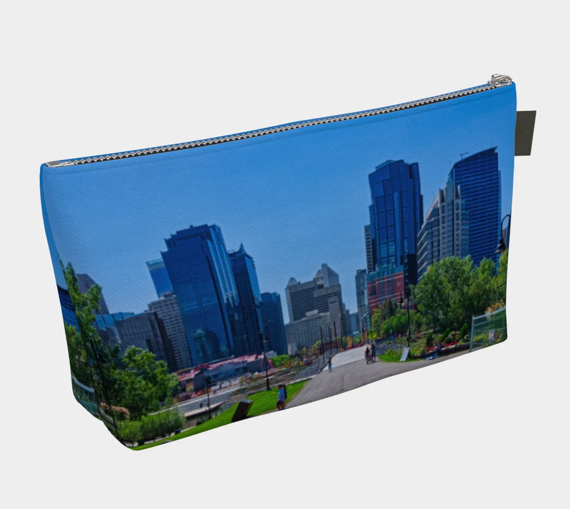 Makeup Bag - Downtown Calgary Prince's Island Park HDR