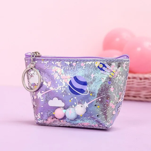 Makeup Bag Laser Sequin