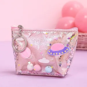 Makeup Bag Laser Sequin
