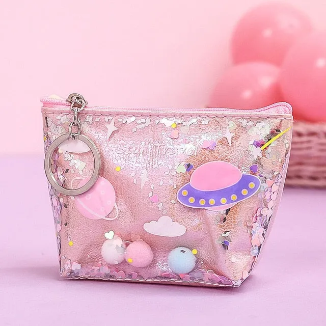 Makeup Bag Laser Sequin