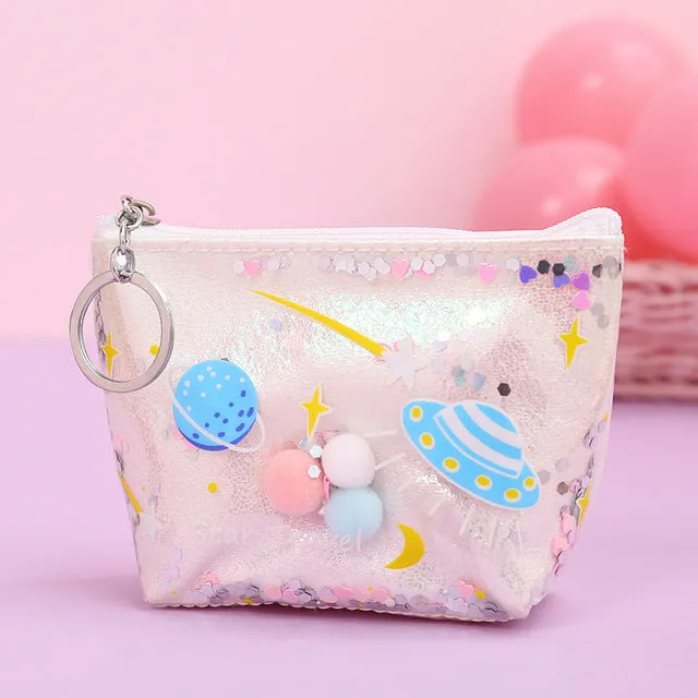 Makeup Bag Laser Sequin