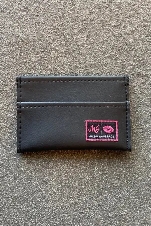 Makeup Junkie Game Day Card Holder - Black
