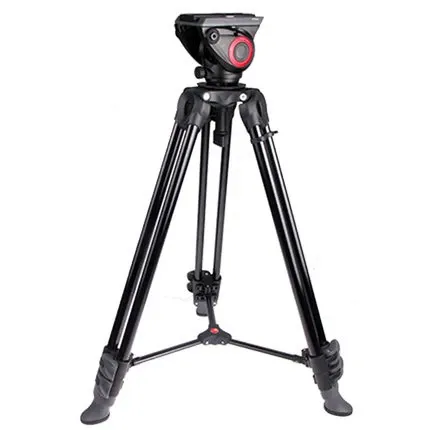 Manfrotto MVK500AM Fluid Drag Video Head Tripod and Carry Bag for Photography, Vlogging
