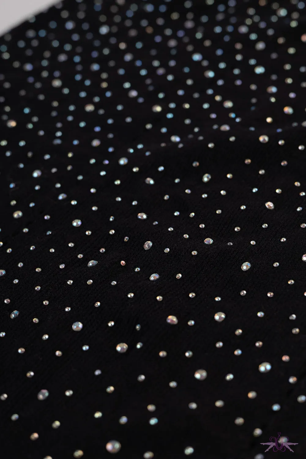 Marilyn Black Sparkle Dress