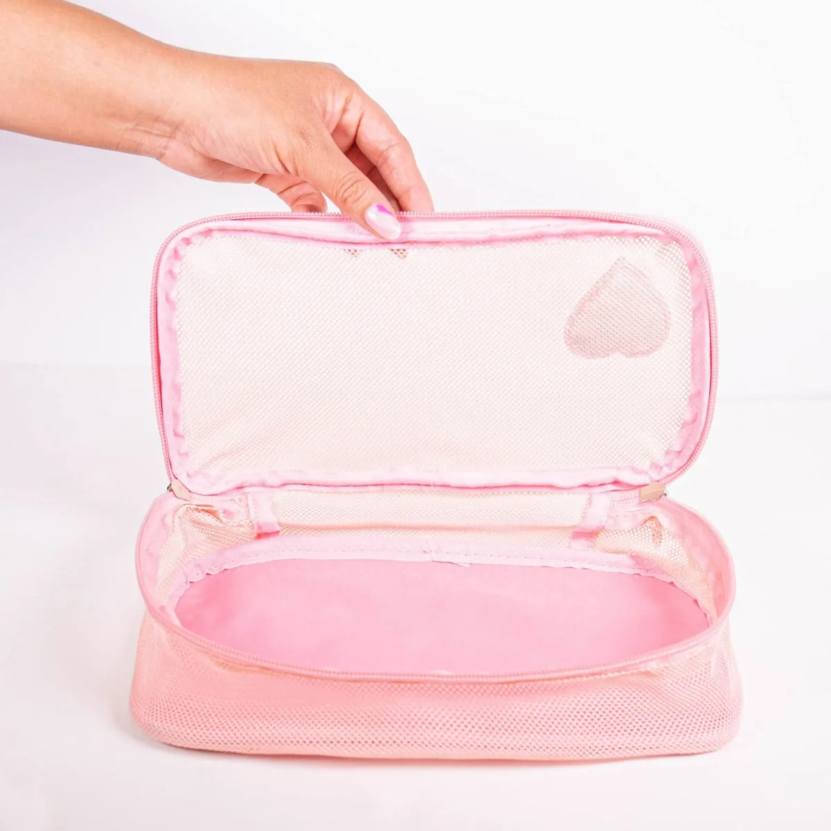 MESH COSMETIC BAG - Small