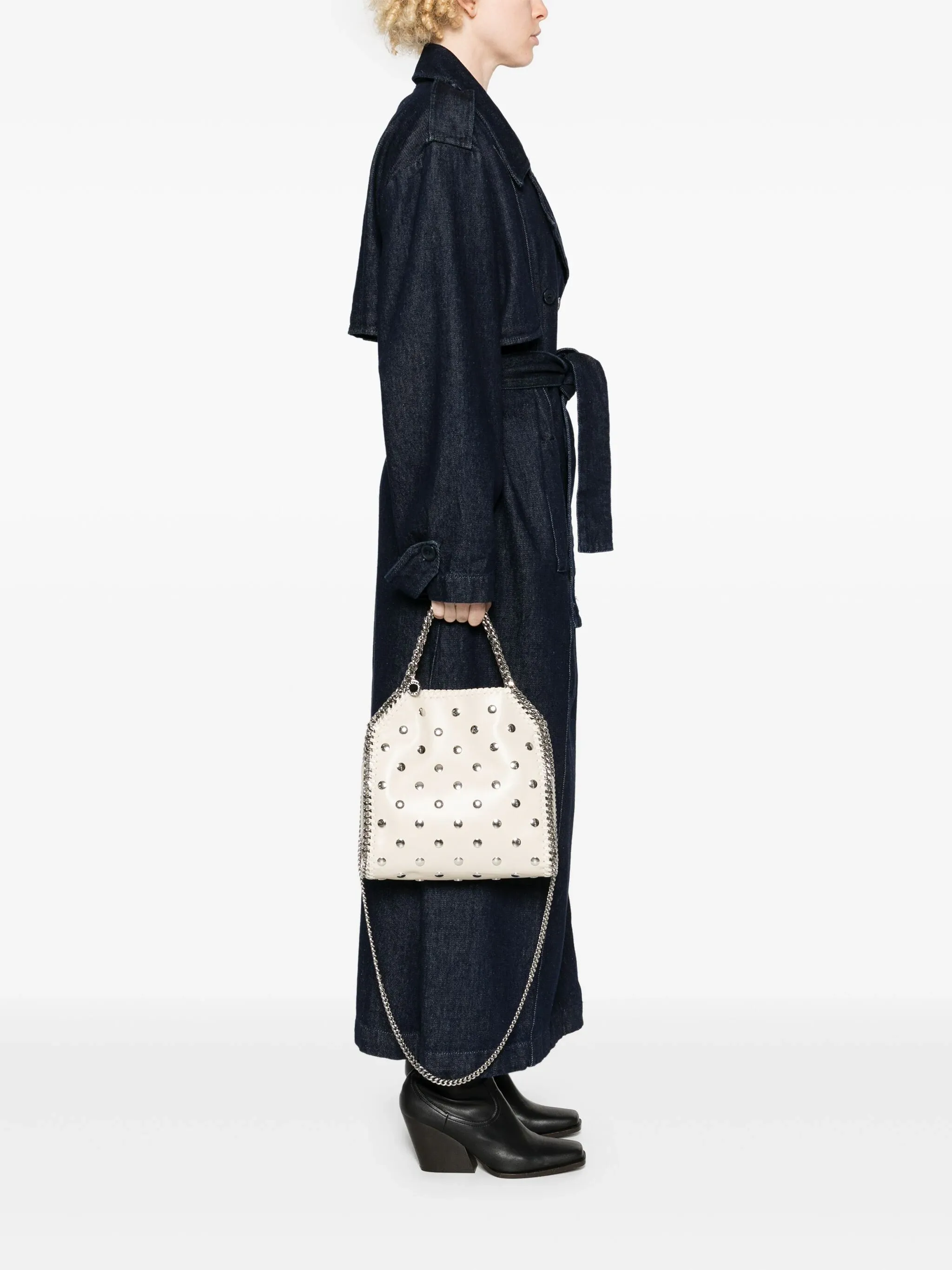 mini Falabella all over studded tote bag
