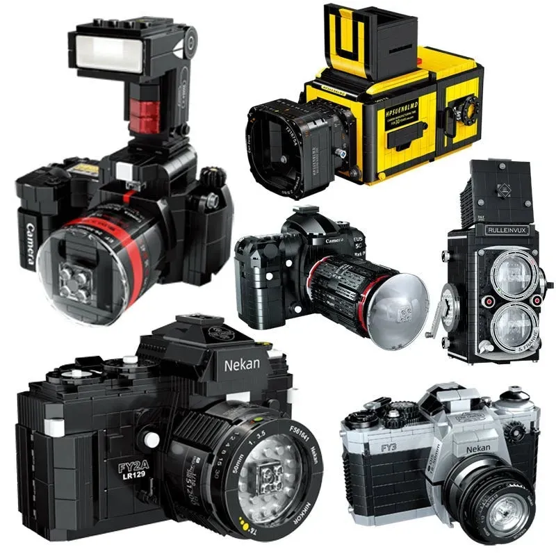 MOC Vintage SLR Digital Camera MINI Bricks Toys 00905