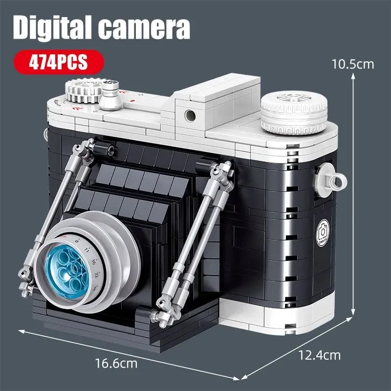 MOC Vintage SLR Digital Camera MINI Bricks Toys 00905