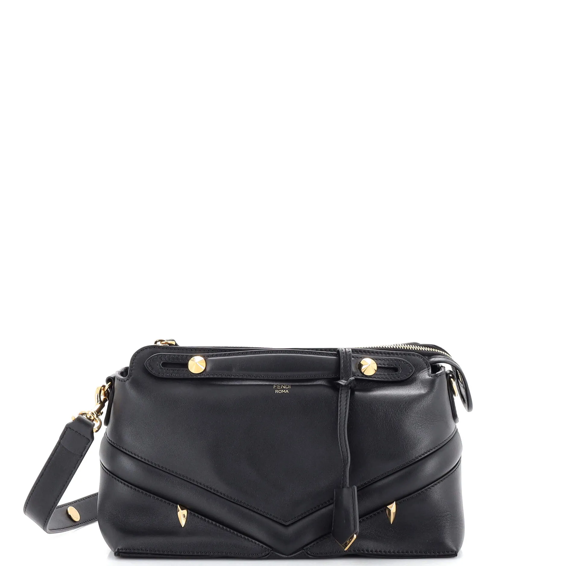 Monster By The Way Satchel Leather Small