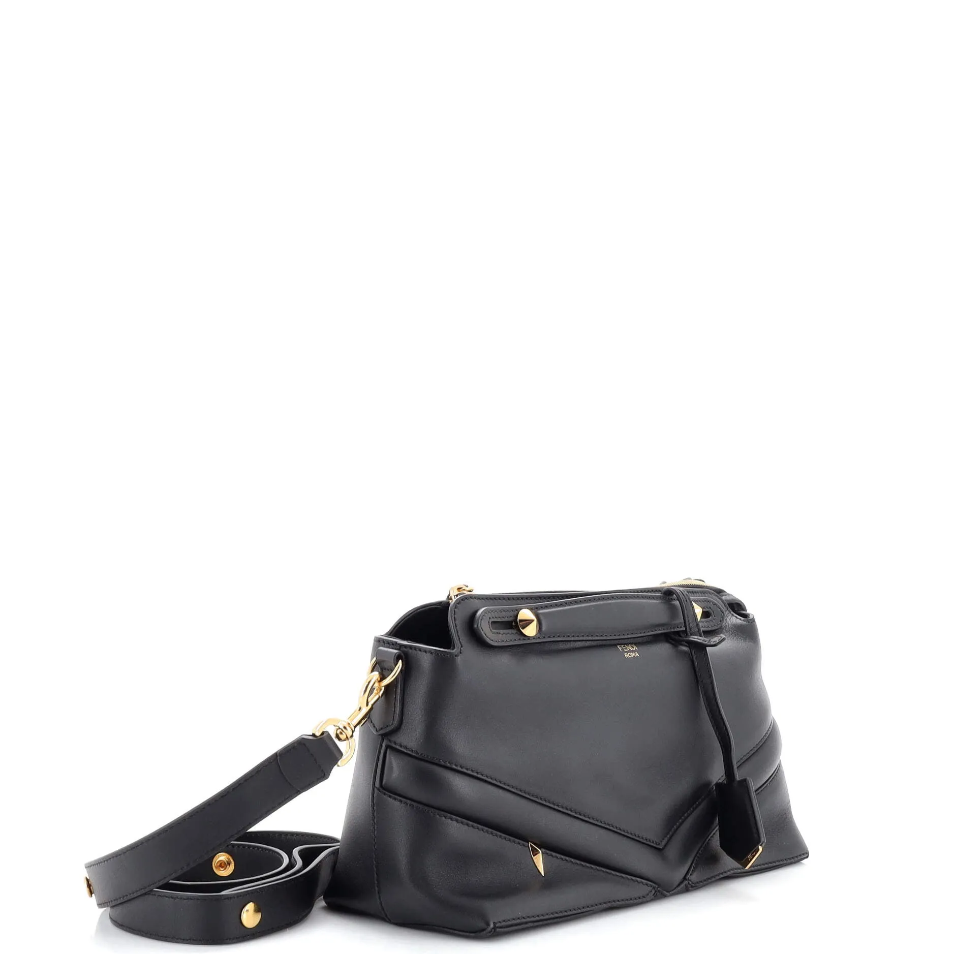 Monster By The Way Satchel Leather Small