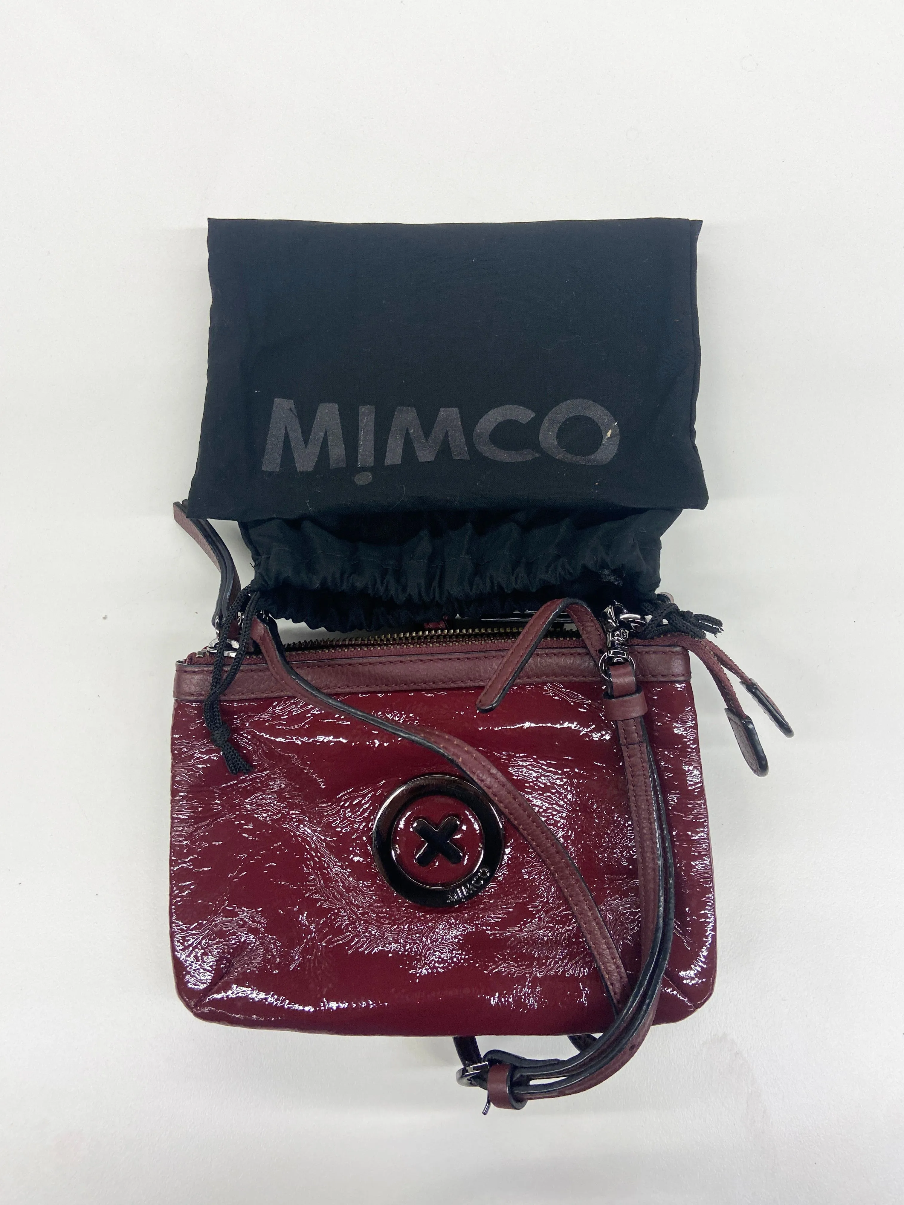 Multi Compartment Crossbody in Burgundy